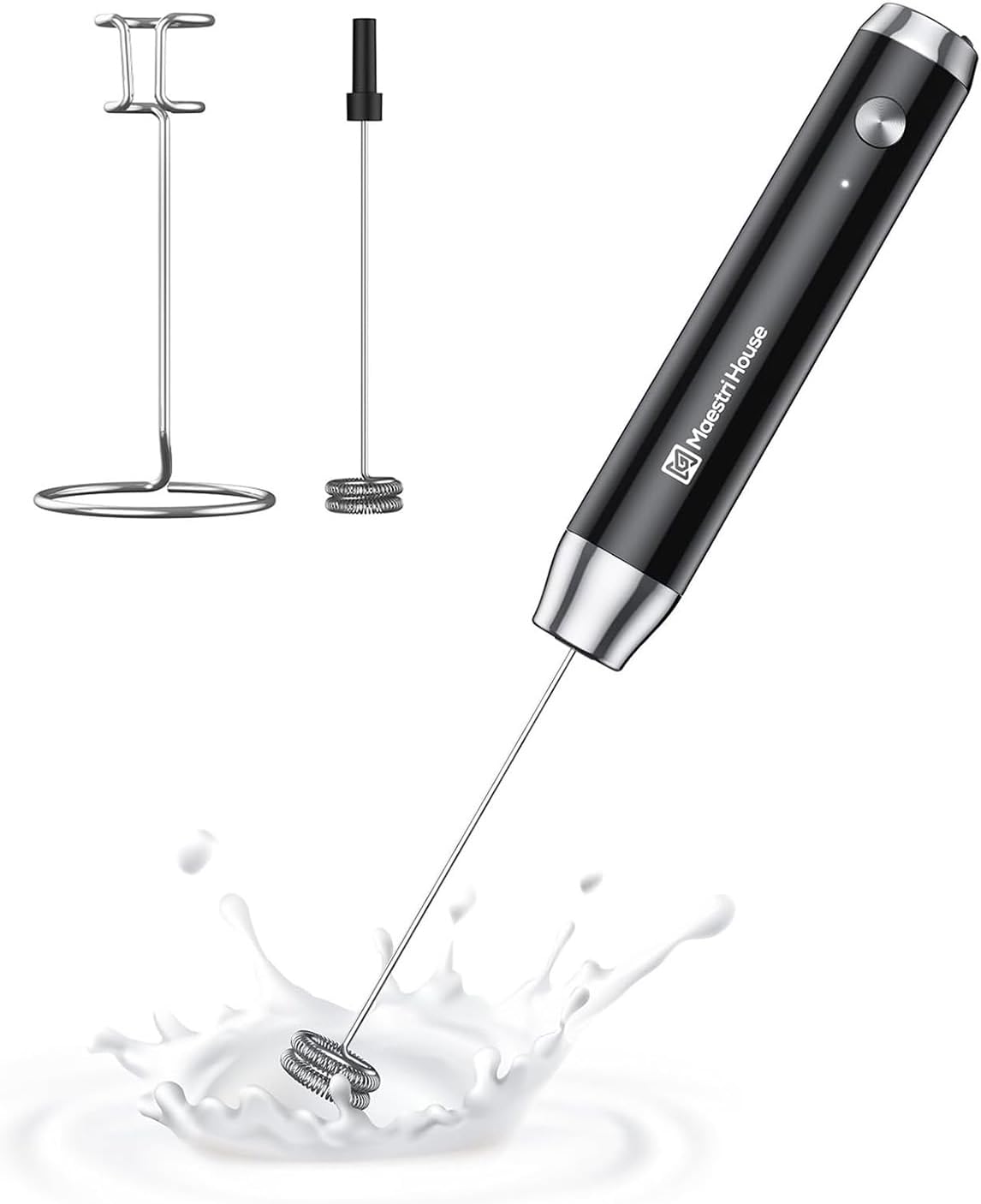 9 Top Rechargeable Kitchen Gadgets You Must Have Maestri House Rechargeable Milk Frother with Stand