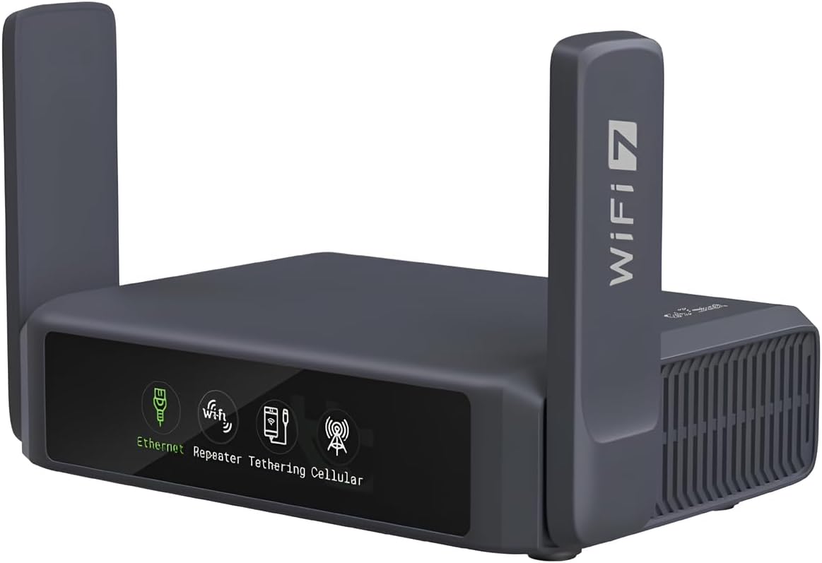 8 Best Portable Devices for Travel in 2026 GL.iNet GL-BE3600 (Slate 7) Portable Travel Router