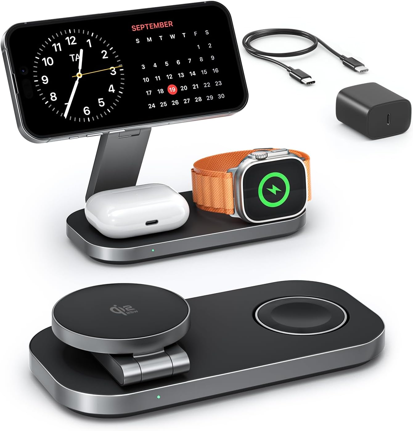 3-in-1 Charging Station for Apple Device