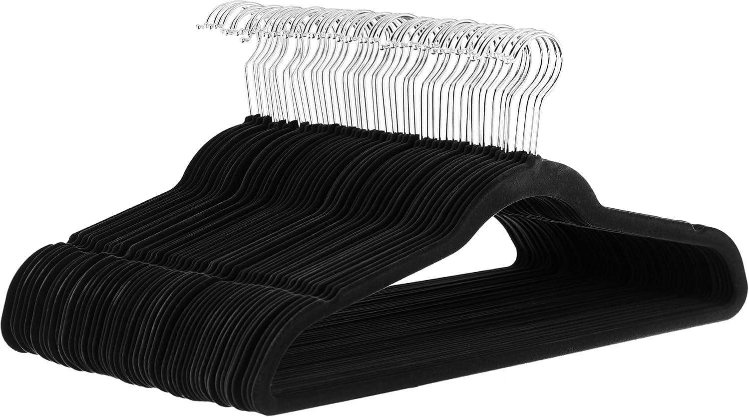 Basics Slim Velvet Non-Slip Space Saving Suit Clothes Hangers
