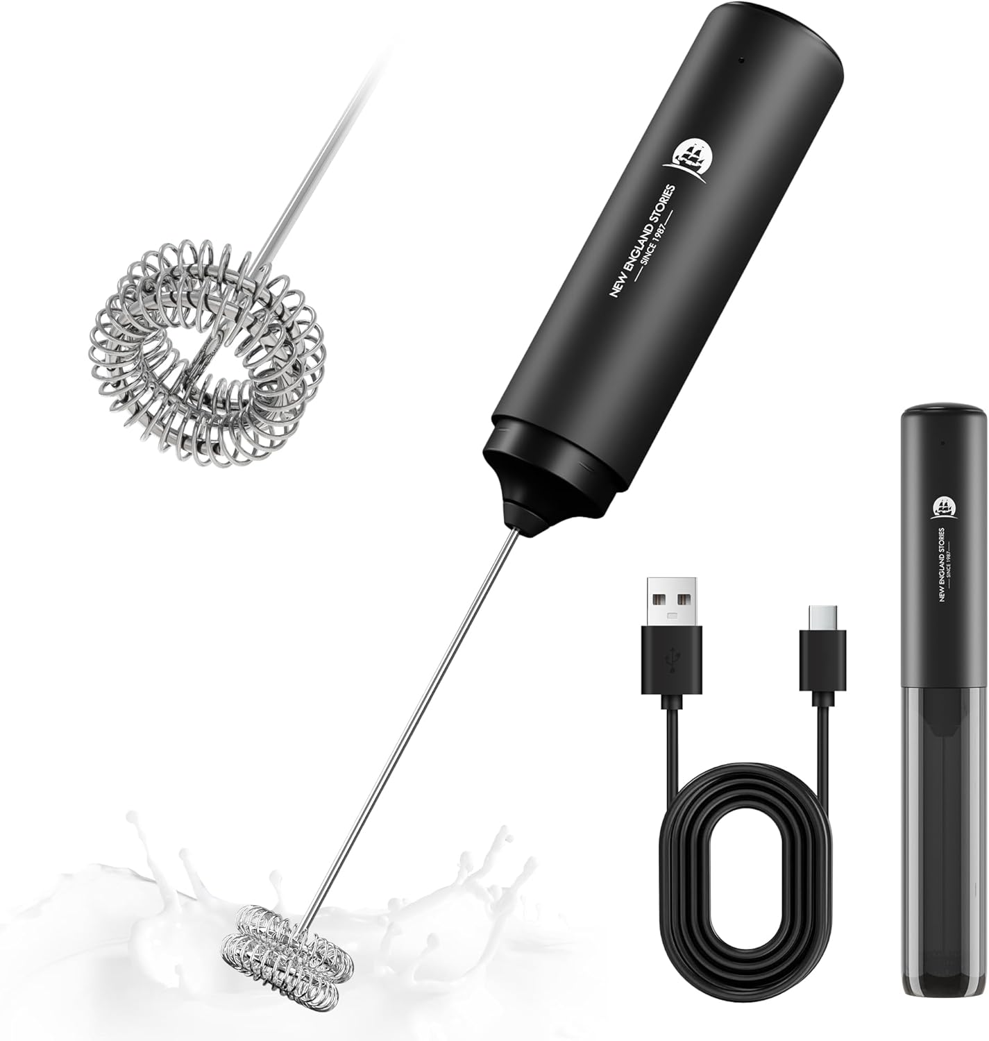 Rechargeable Milk Frother Handheld