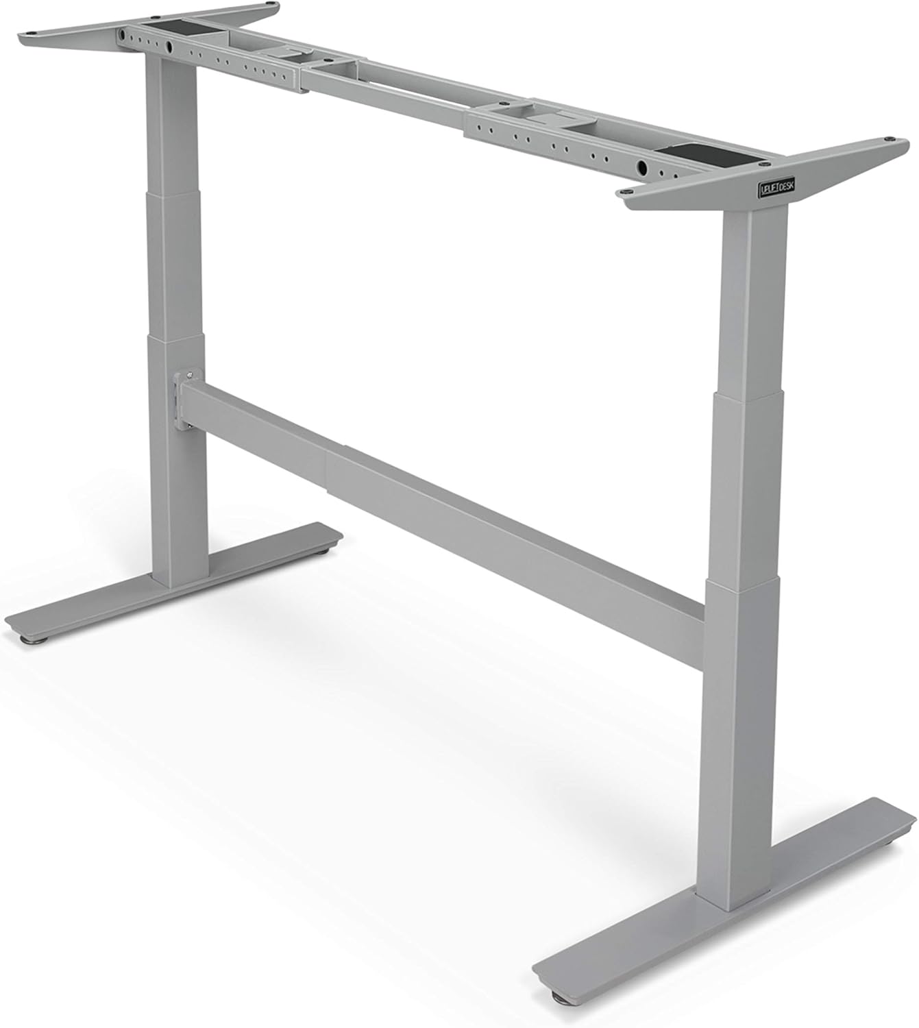 UPLIFTDESK 2-Leg V2-Commercial T-Frame Height Adjustable Standing Desk Frame (Gray)