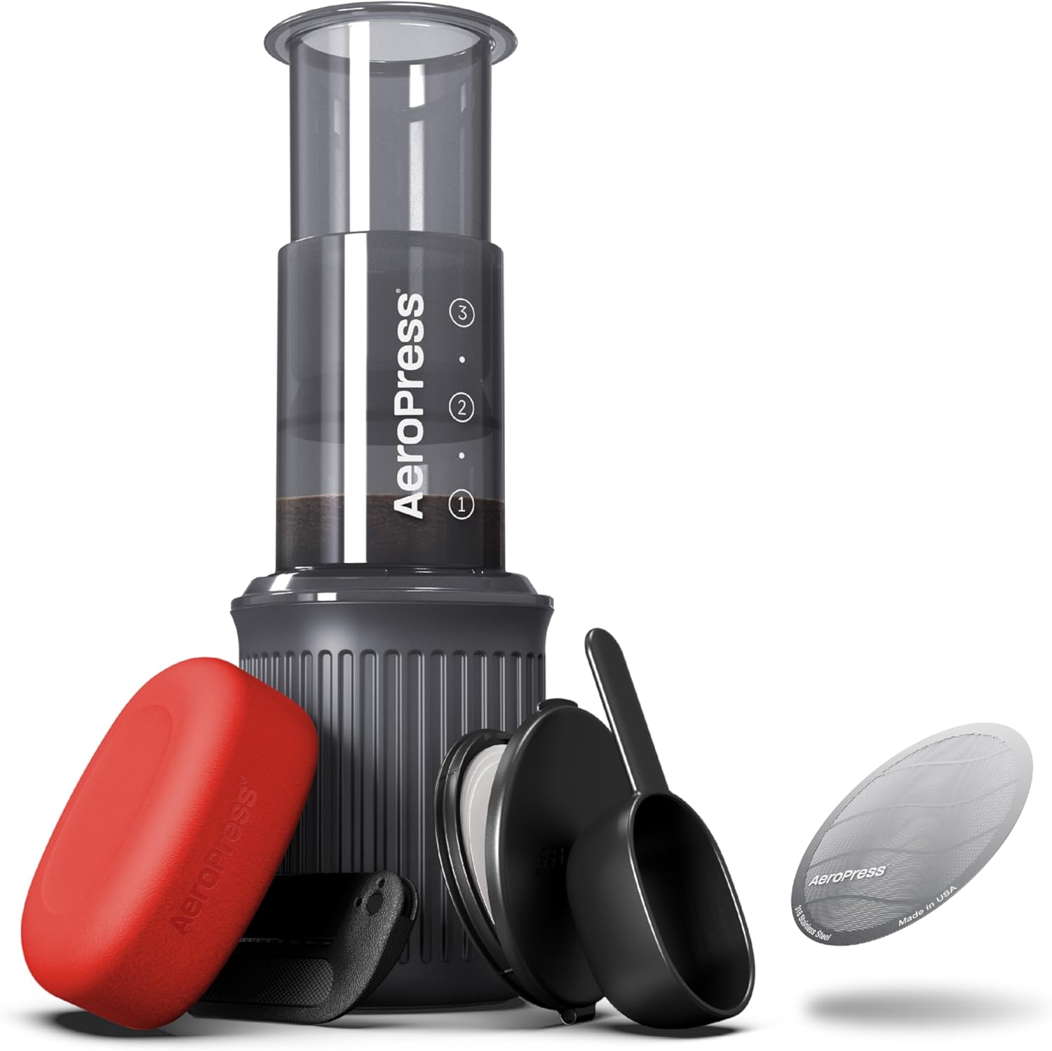 8 Best Portable Devices for Travel in 2026 AeroPress Go Travel Coffee Maker & Stainless Steel Filter Bundle