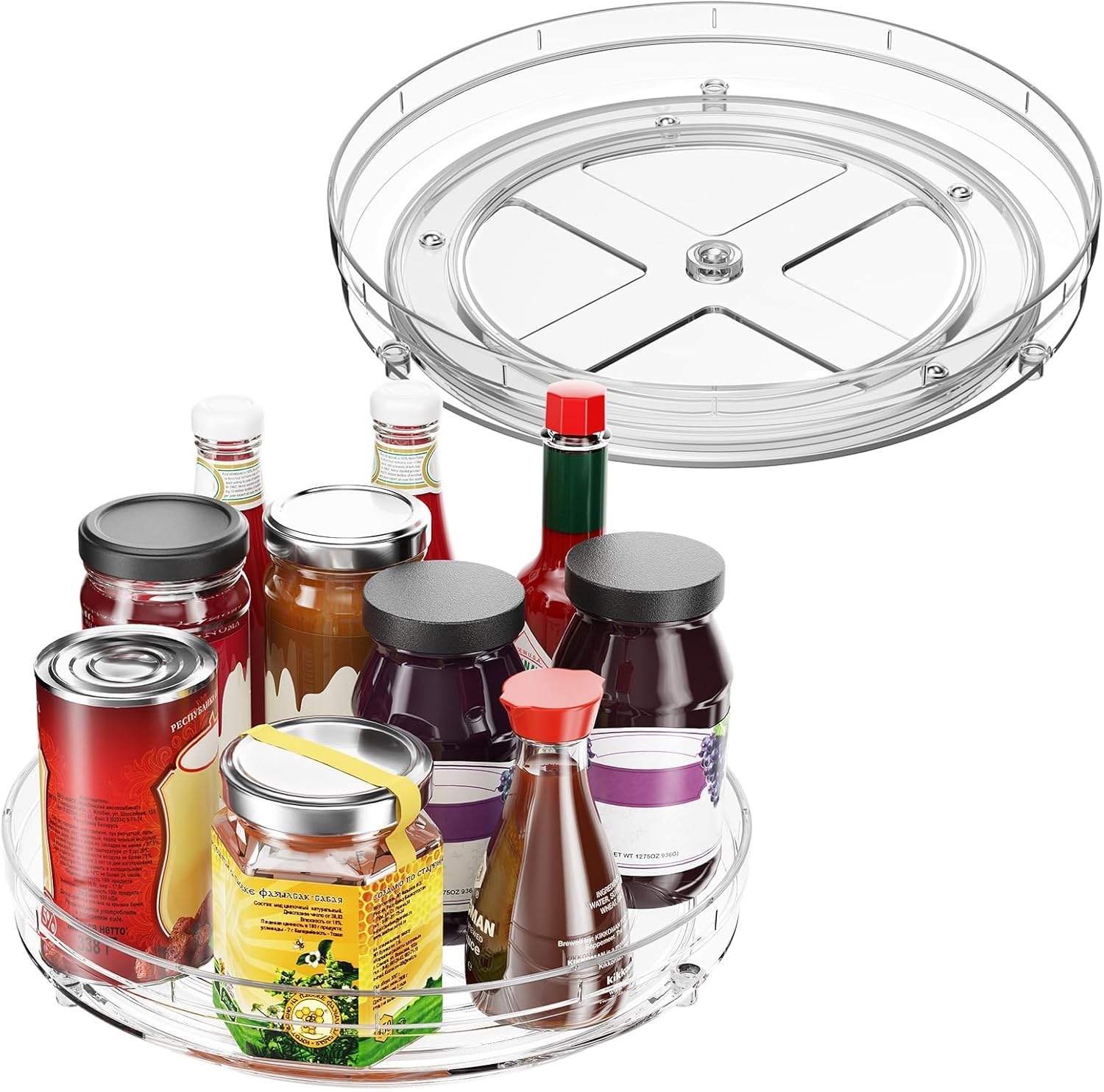 Optish 2 Pack Lazy Susan Organizer