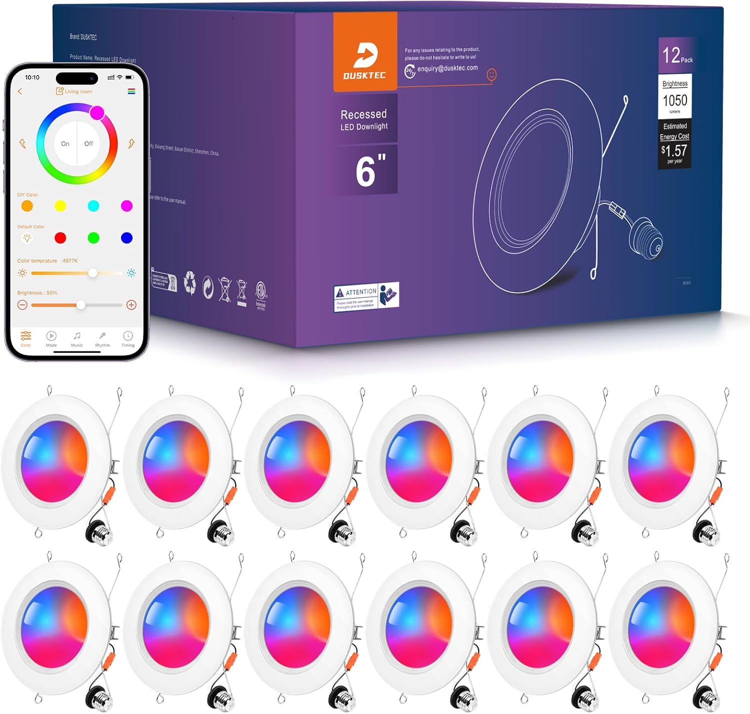 DUSKTEC Smart Recessed Lighting