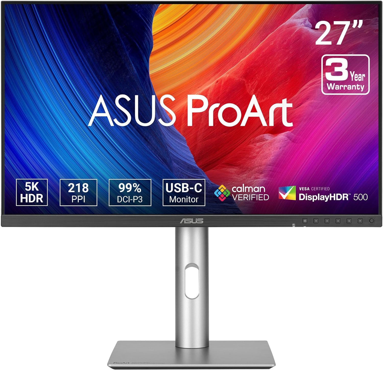 ASUS ProArt Display 27” 5K HDR Professional Monitor