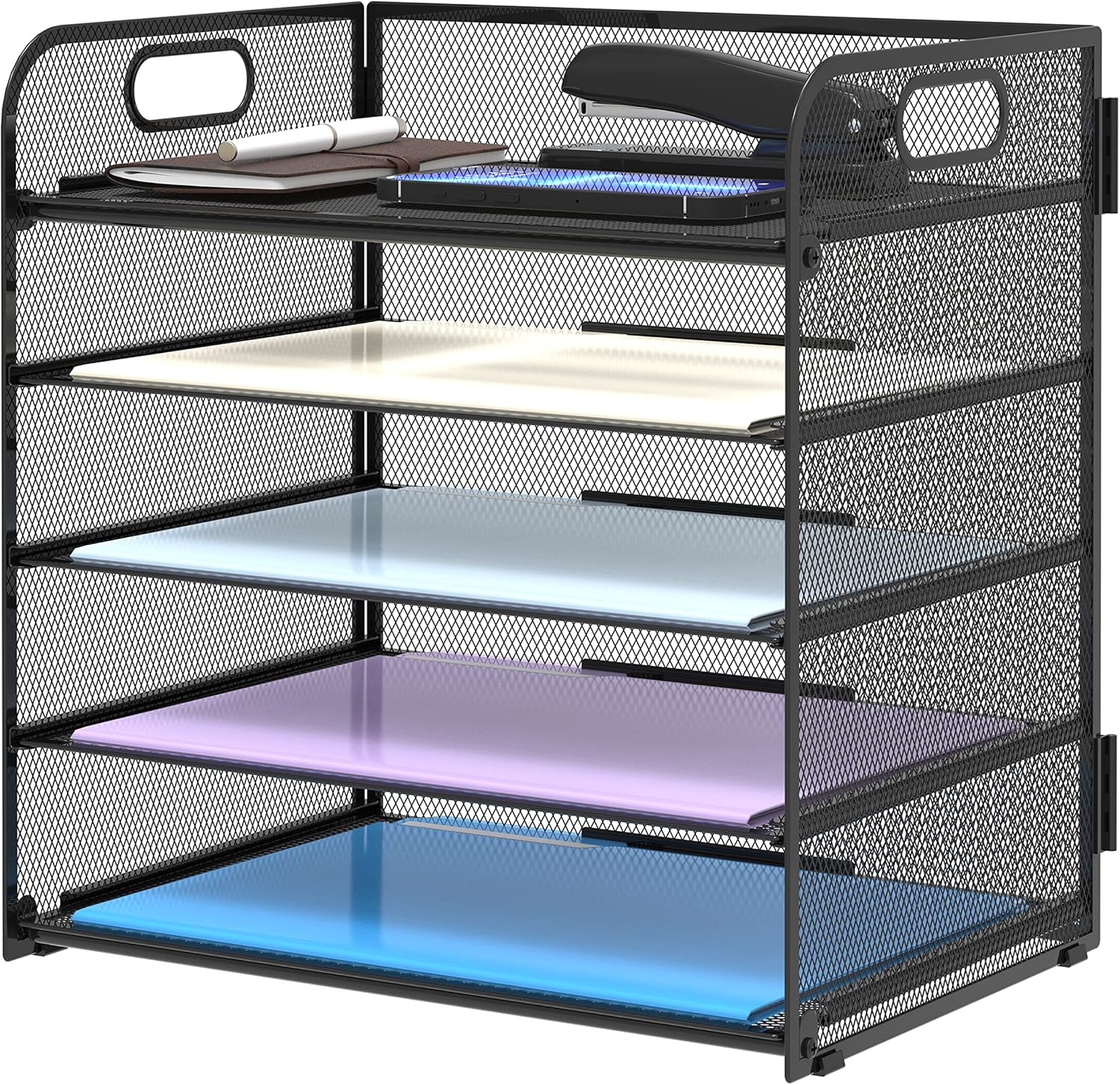 Supeasy 5 Trays Paper Organizer Letter Tray