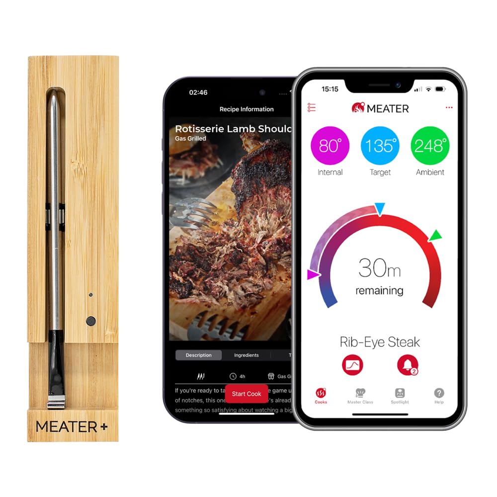8 Best Smart Kitchen Tools for Modern Homes MEATER Plus: Smart Bluetooth Wireless Meat Thermometer Digital