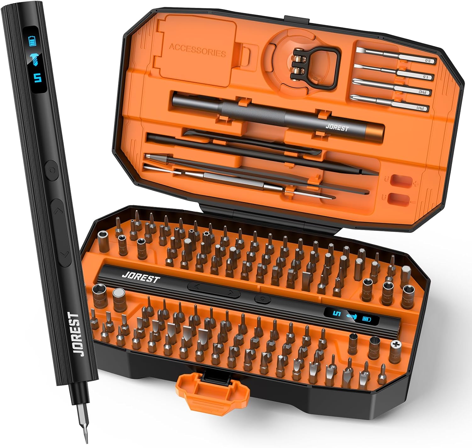 9 Top USB Rechargeable Devices for Daily Use JOREST 155 in 1 Mini Electric Screwdriver Cordless