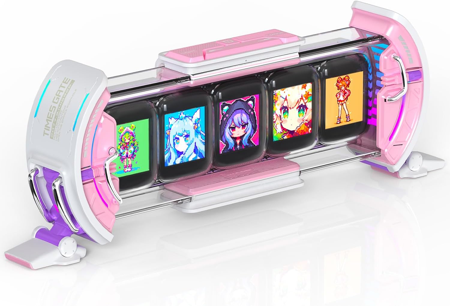 9 Best Desk Setup Accessories to Upgrade Your Workspace Divoom Times Gate - Cute Gaming Digital Clock with Smart App-Controlled