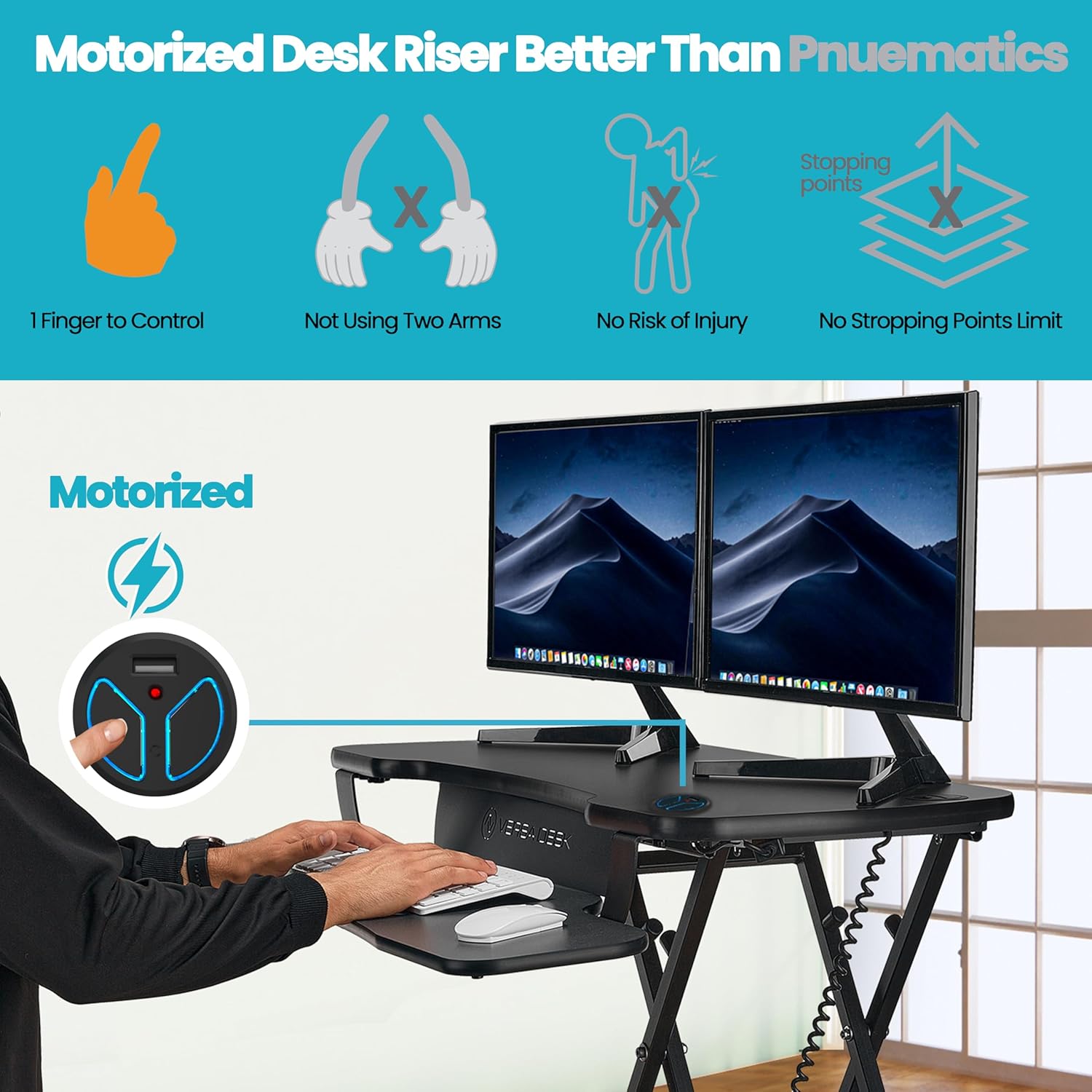 9 Ergonomic Home Office Products That Eliminate Back Pain (2026) VERSADESK PowerPro™ 36 Inch Electric Standing Desk Converter