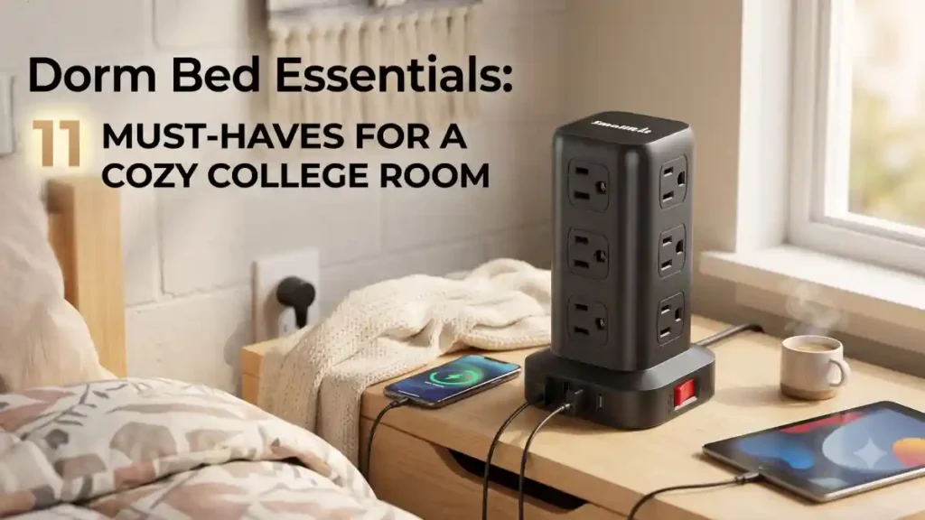 Dorm Bed Essentials: 11 Must-Haves for a Cozy College Room dorm bedroom